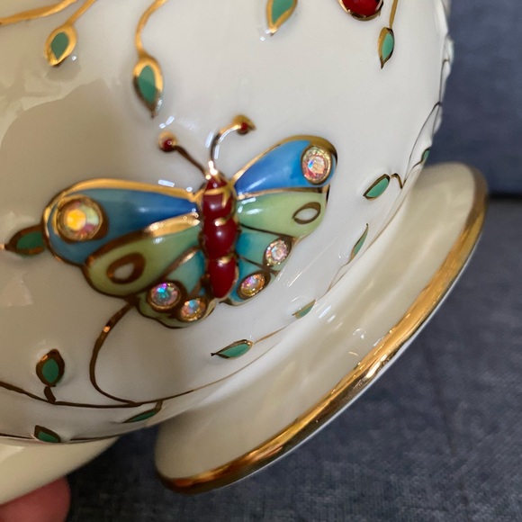 Lenox Summer Enchantment Teapot 2003🦋 - Picture 13 of 17